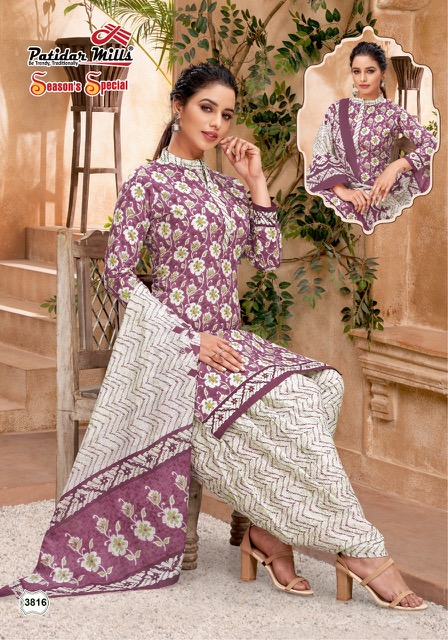 Patidar Season's Special vol-38 Cotton Designer Patiyala Dress Material